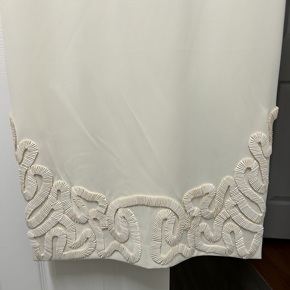 NWT ANTONIO MELANI x Elizabeth Damrich Babe Mesh Crepe Soutache Dress, Size 4 - Picture 9 of 16